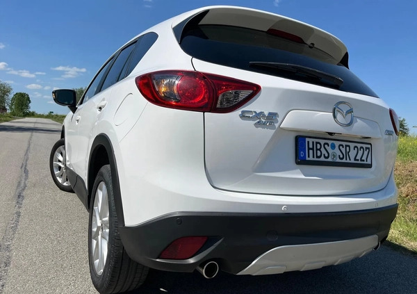 Mazda CX-5 cena 39999 przebieg: 155000, rok produkcji 2014 z Biała małe 742